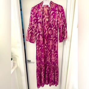 Lilly Pulitzer Metallic Silk Maxi